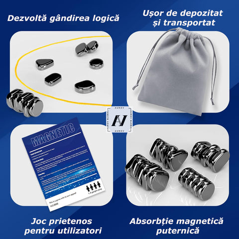 Joc MAGNETIC CHESS Strategic pentru Copii, maxim 4 Jucatori, Varsta 9+