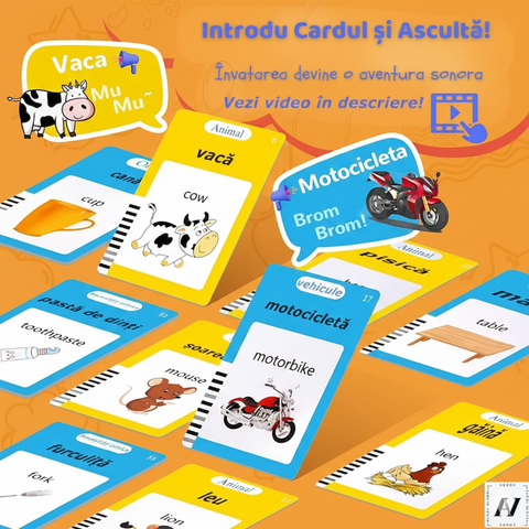 Pachet Cadou Paște: Cititor Carduri Bilingv 