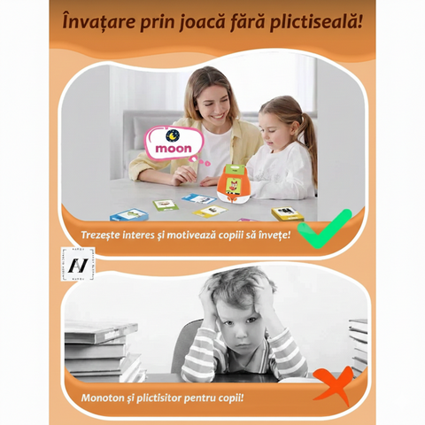 Pachet Cadou Paște: Cititor Carduri Bilingv 