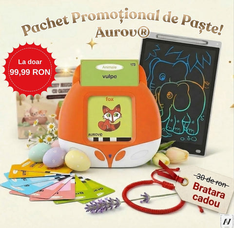 Pachet Cadou Paște: Cititor Carduri Bilingv 