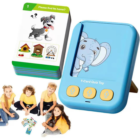 Jucarie Educativa Montessori Logic Quiz Aurov®, 110 Intrebari