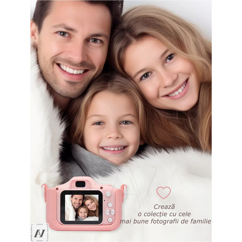Aparat Foto Interactiv pentru Copii – 4 în 1: Poze, Video, Muzică și Jocuri!