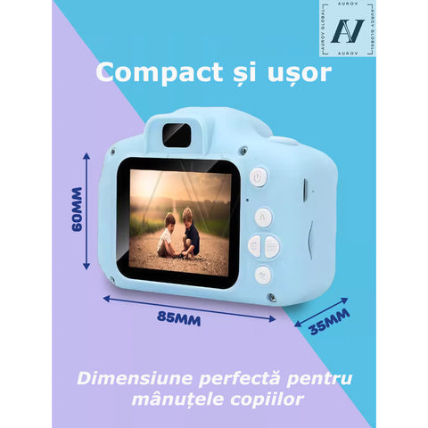 Aparat Foto Interactiv pentru Copii – 4 în 1: Poze, Video, Muzică și Jocuri!