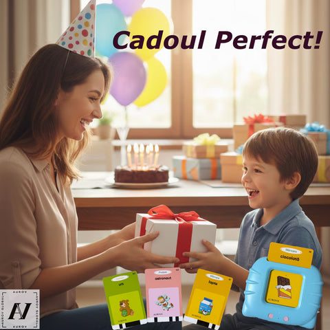 Cititor de carduri în limba Română, Jucărie educativă pentru copii, ideală pentru învățarea cuvintelor!